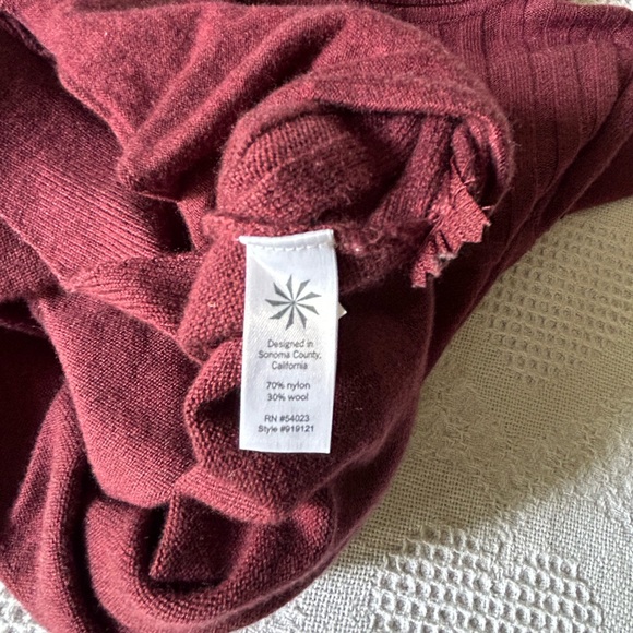 Maroon Women's Jacket - Picture 12 of 12